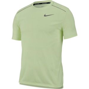 Nike DRY MILER TOP SS Pánské tričko, Zelená, velikost L