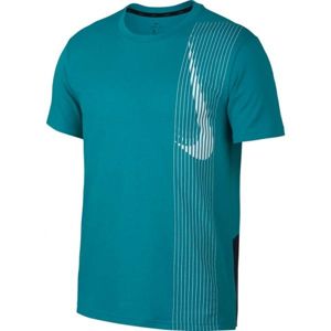 Nike DRY TOP SS LV zelená M - Pánské tričko