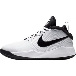 Nike TEAM HUSTLE bílá 3.5Y - Dětská basketbalová obuv