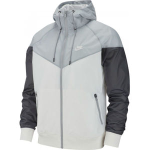 Nike NSW HE WR JKT HD M šedá XL - Pánská běžecká bunda