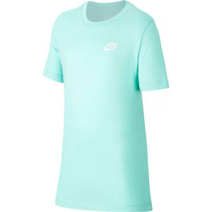 Nike NSW TEE EMB FUTURA B Chlapecké tričko, Tyrkysová, velikost M