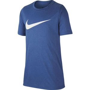 Nike DRY TEE LEG SWOOSH B modrá L - Chlapecké tričko