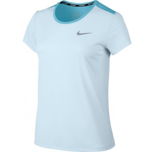 Nike BRTHE RAPID TOP SS modrá M - Dámské sportovní tričko