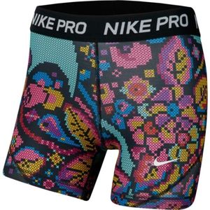 Nike NP BOY SHORT PRINT FEMME černá L - Dívčí šortky
