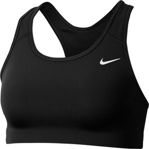 Nike SWOOSH BRA NON PAD Dámská sportovní podprsenka, Černá,Bílá, velikost M