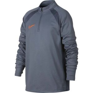 Nike DRY ACDMY DRIL TOP SMR šedá XL - Chlapecké sportovní tričko