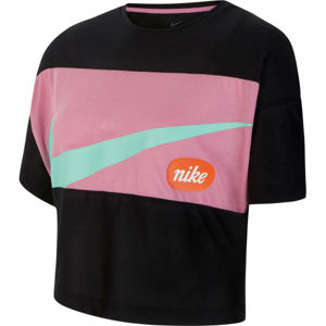 Nike TOP SS JDIY G černá L - Dívčí tričko