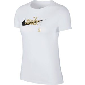 Nike NSW TEE SPORT CHARM bílá L - Dámské tričko