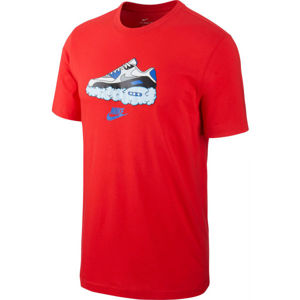 Nike NSW AIR AM90 TEE M červená M - Pánské tričko