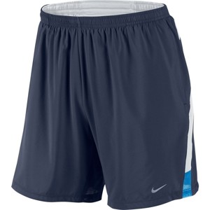 Nike DISTANCE SHORT tmavě modrá S - Pánské běžecké šortky