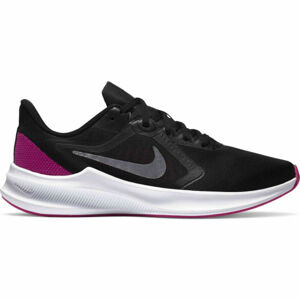 Nike DOWNSHIFTER 10 Dámská běžecká obuv, Černá,Fialová,Bílá, velikost 8
