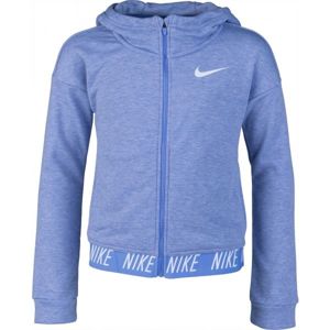 Nike DRI-FIT HOODIE FZ CORE STUDIO modrá M - Dívčí mikina