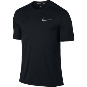 Nike DRY MILER TOP SS černá M - Pánské běžecké triko