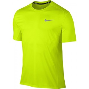 Nike DRY MILER TOP SS žlutá XXL - Pánské běžecké tričko