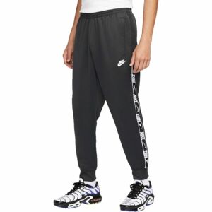 Nike NSW REPEAT PK JOGGER M Pánské běžecké kalhoty, Tmavě šedá,Bílá, velikost L