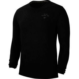 Nike MILER RUN DIVISION Pánské běžecké tričko, černá, velikost XL
