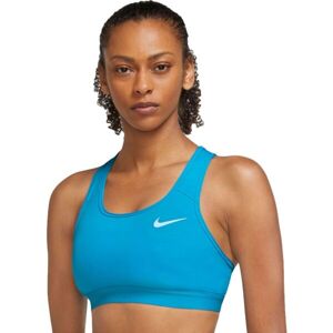 Nike SWOOSH Dámská sportovní podprsenka, modrá, velikost XS