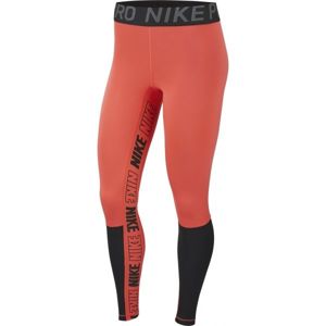 Nike NP SPRT DSTRT TGHT oranžová L - Dámské legíny