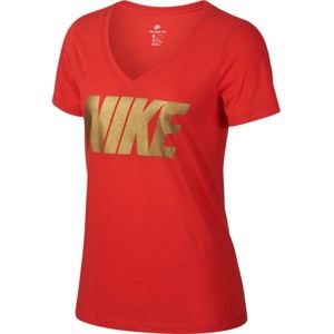 Nike NSW TEE NIKE MTLC BLOCK - Dámské triko