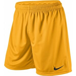 Nike PARK KNIT SHORT YOUTH Dětské fotbalové trenky, žlutá, velikost XS