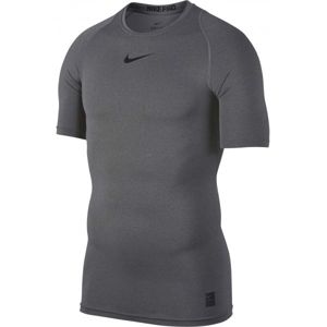 Nike PRO TOP tmavě šedá M - Pánské triko