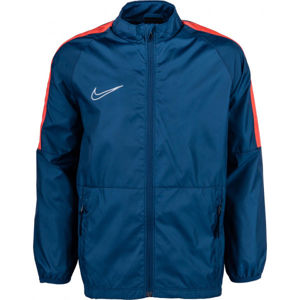 Nike RPL ACD AWF JKT WW B Chlapecká fotbalová bunda, Tmavě modrá,Bílá,Oranžová, velikost