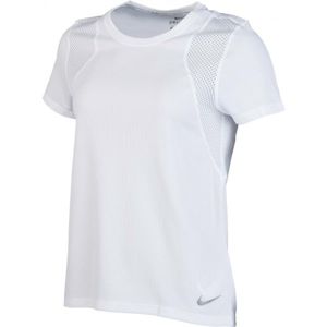 Nike RUN TOP SS bílá S - Dámské běžecké triko