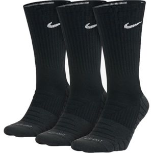 Nike UNISEX NIKE EVERYDAY MAX CUSHION CREW TRAINING SOCK (3 PAIR) černá L - Unisex ponožky