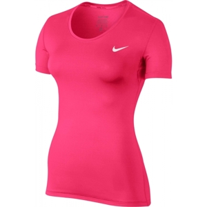Nike W NP TOP SS růžová XL - Dámské tréninkové tričko