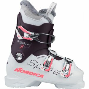 Nordica SPEEDMACHINE J 3 Dětské lyžařské boty, bílá, velikost 24