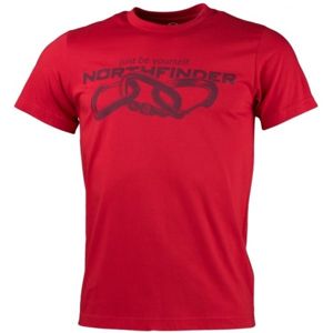 Northfinder BELO červená L - Pánské outdoorové tričko
