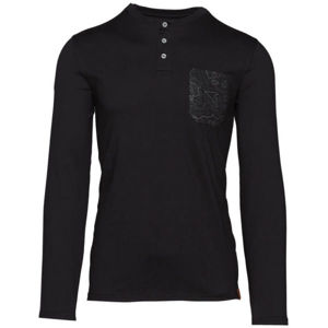 Northfinder RODZER Pánské bavlněné tričko s potiskem, Černá, velikost XXL
