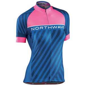 Northwave LOGO W 3 JERSEY růžová S - Cyklistický dres