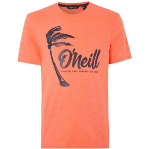 O'Neill LM PALM GRAPHIC T-SHIRT oranžová L - Pánské tričko