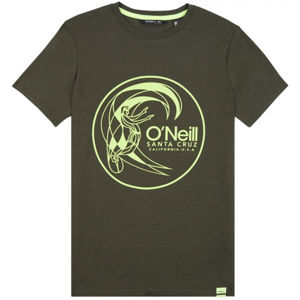 O'Neill LB CIRCLE SURFER T-SHIRT tmavě zelená 176 - Chlapecké tričko