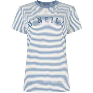 O'Neill LW ESSENTIALS STRIPE T-SHIRT Dámské tričko, Světle modrá,Bílá, velikost L