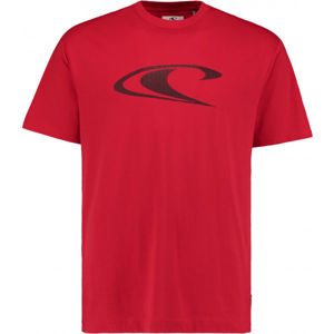 O'Neill LM WAVE T-SHIRT Pánské tričko, Červená,Tmavě šedá, velikost M