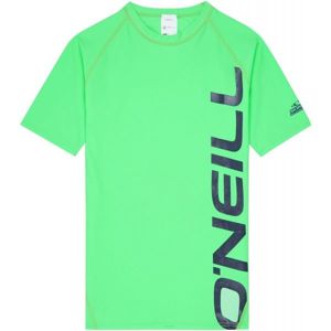O'Neill PB LOGO SHORT SLEEVE SKINS zelená 8 - Chlapecké koupací tričko s UV filtrem