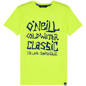 O'Neill LB COLD WATER CLASSIC T-SHIRT Chlapecké tričko, Reflexní neon,Tmavě modrá, velikost 176