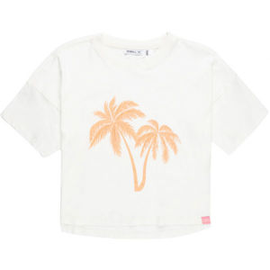 O'Neill LG PALM T-SHIRT bílá 128 - Dívčí tričko