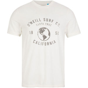 O'Neill LM WORLD T-SHIRT Pánské tričko, Bílá,Šedá, velikost XXL