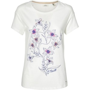 O'Neill LW BEACH FLOWER T-SHIRT bílá M - Dámské tričko