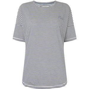 O'Neill LW ESSENTIALS O/S T-SHIRT Dámské tričko, Tmavě modrá,Bílá, velikost S