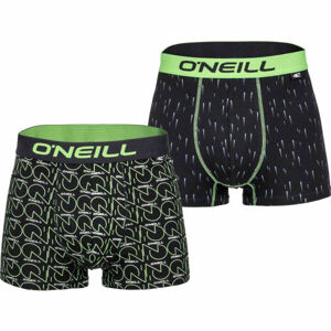 O'Neill BOXER LOGO&PLAIN 2PACK Černá M - Pánské boxerky