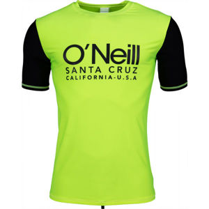 O'Neill PM CALI S/SLV SKINS zelená L - Pánské tričko do vody