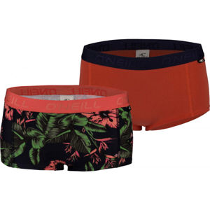 O'Neill SHORTY FLOWERS SEASON Dámské kalhotky, Červená,Mix, velikost XL