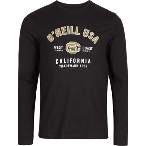O'Neill STATE L/SLV T-SHIRT Pánské triko s dlouhým rukávem, Černá, velikost XXL