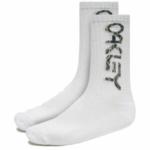 Oakley B1B SOCKS 2.0 (3 PCS) Ponožky, bílá, veľkosť L