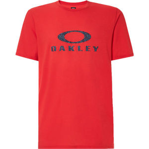Oakley DOTS OAKLEY ELLIPSE SS TEE červená M - Pánské triko