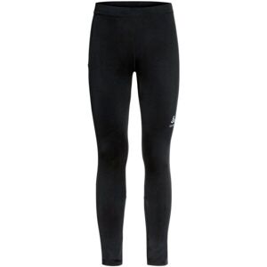 Odlo ESSENTIAL TIGHTS Pánské běžecké elastické kalhoty, černá, velikost XL